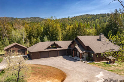 Aerial Front Home