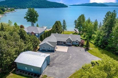 Aerial Waterfront Lot