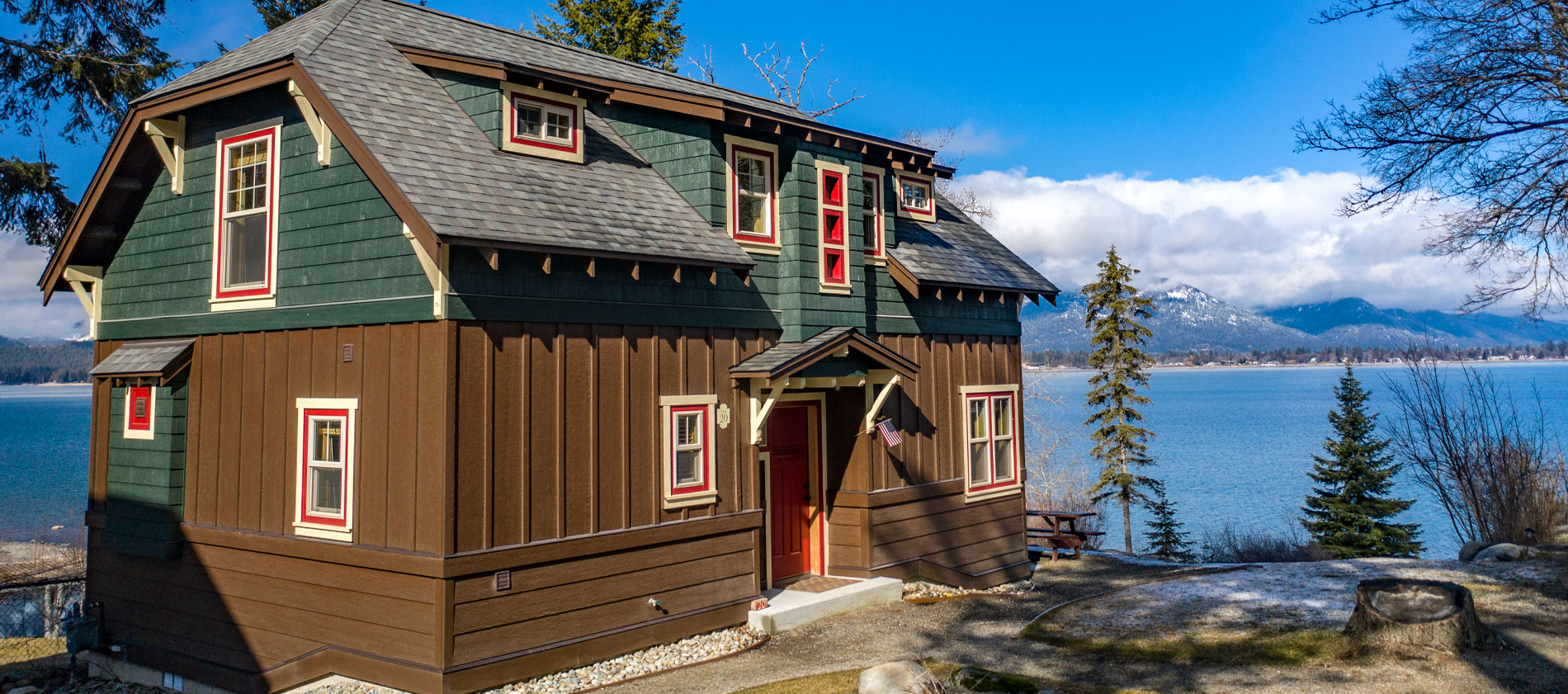 Lot and Home to be built at Sleeps Cabins on Lake Pend Oreille