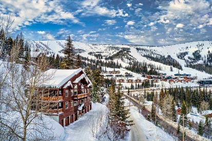 Aerial Condo and Schweitzer Mountain