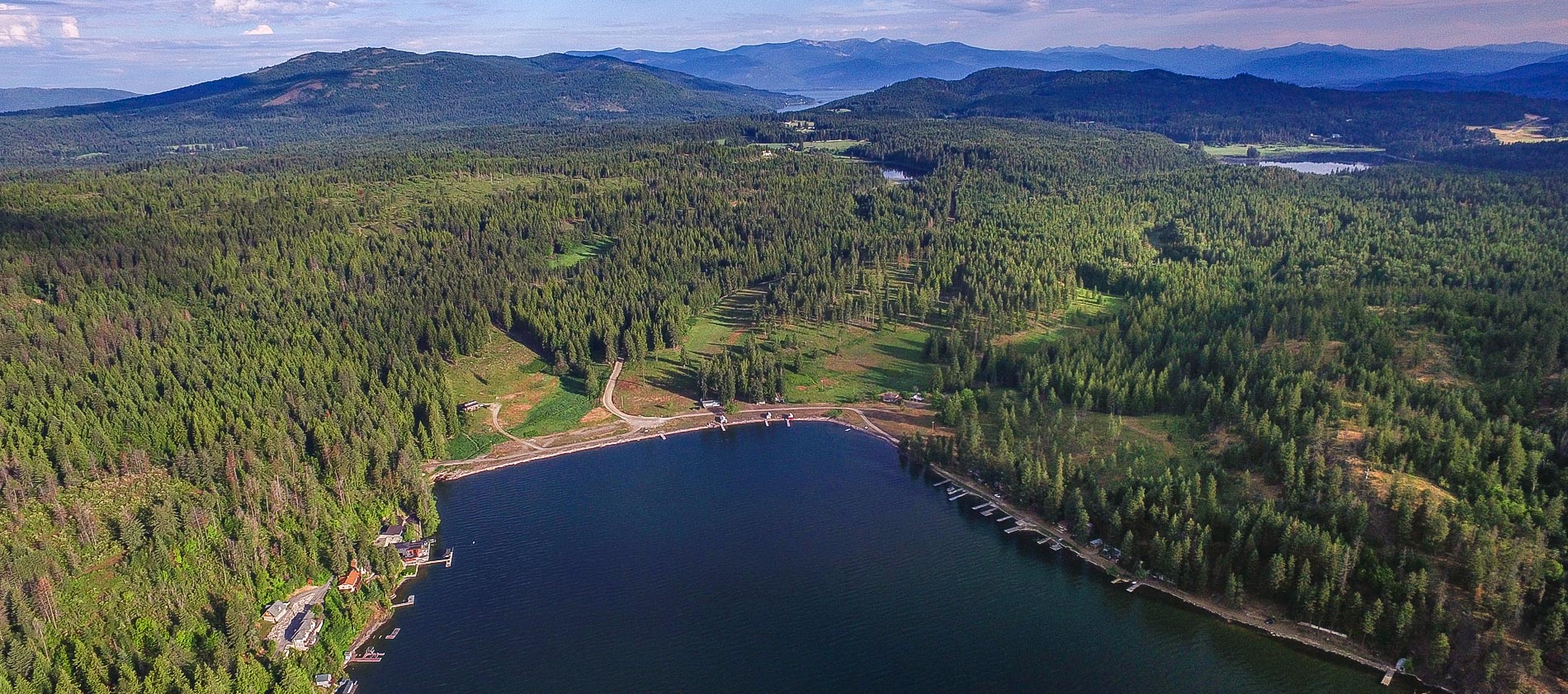 Camp Bay Estate 407 Acres and over 3000 feet of waterfront on Lake Pend Oreille