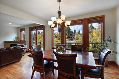 Dining Room with views