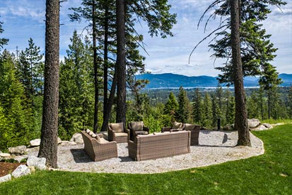 Outdoor Living Area with views