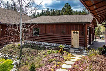 Garage side entry