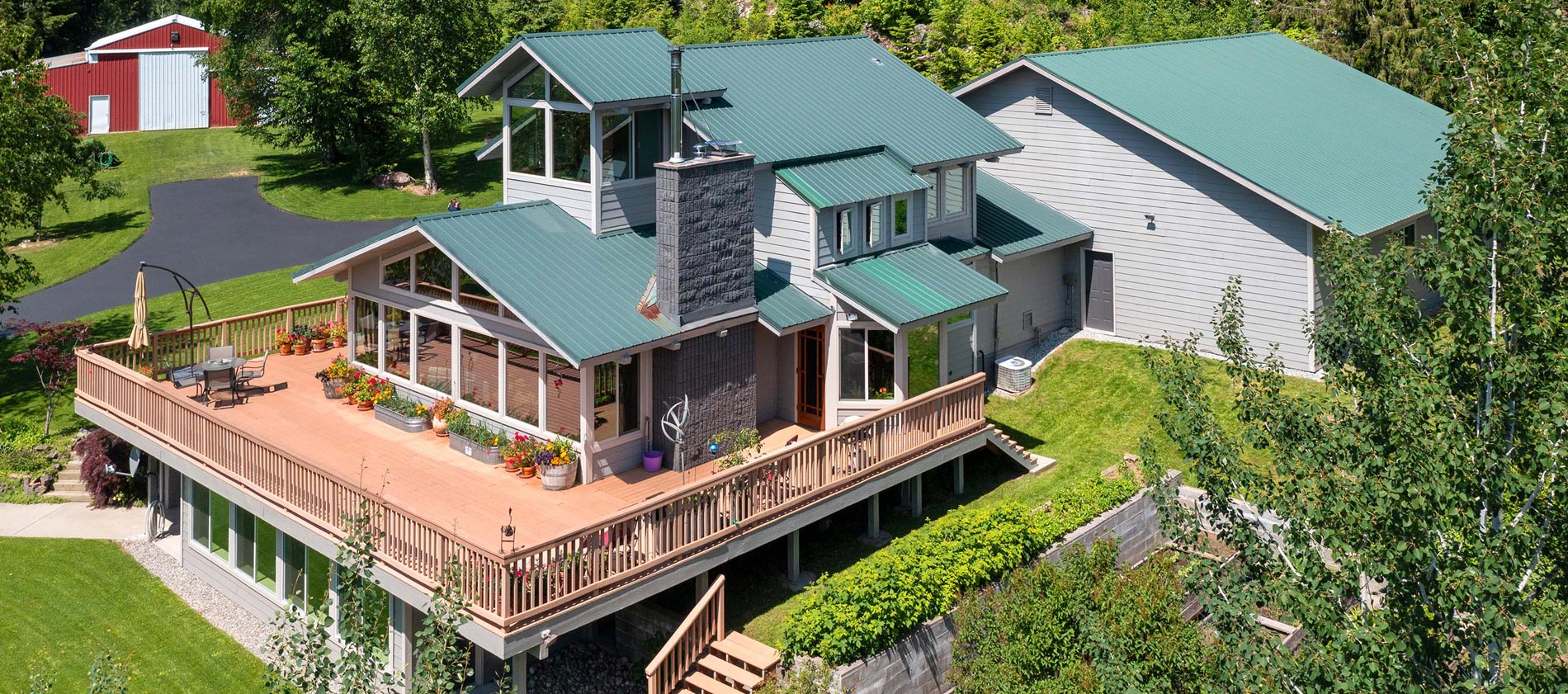 stunning 3 story home on 60 acres