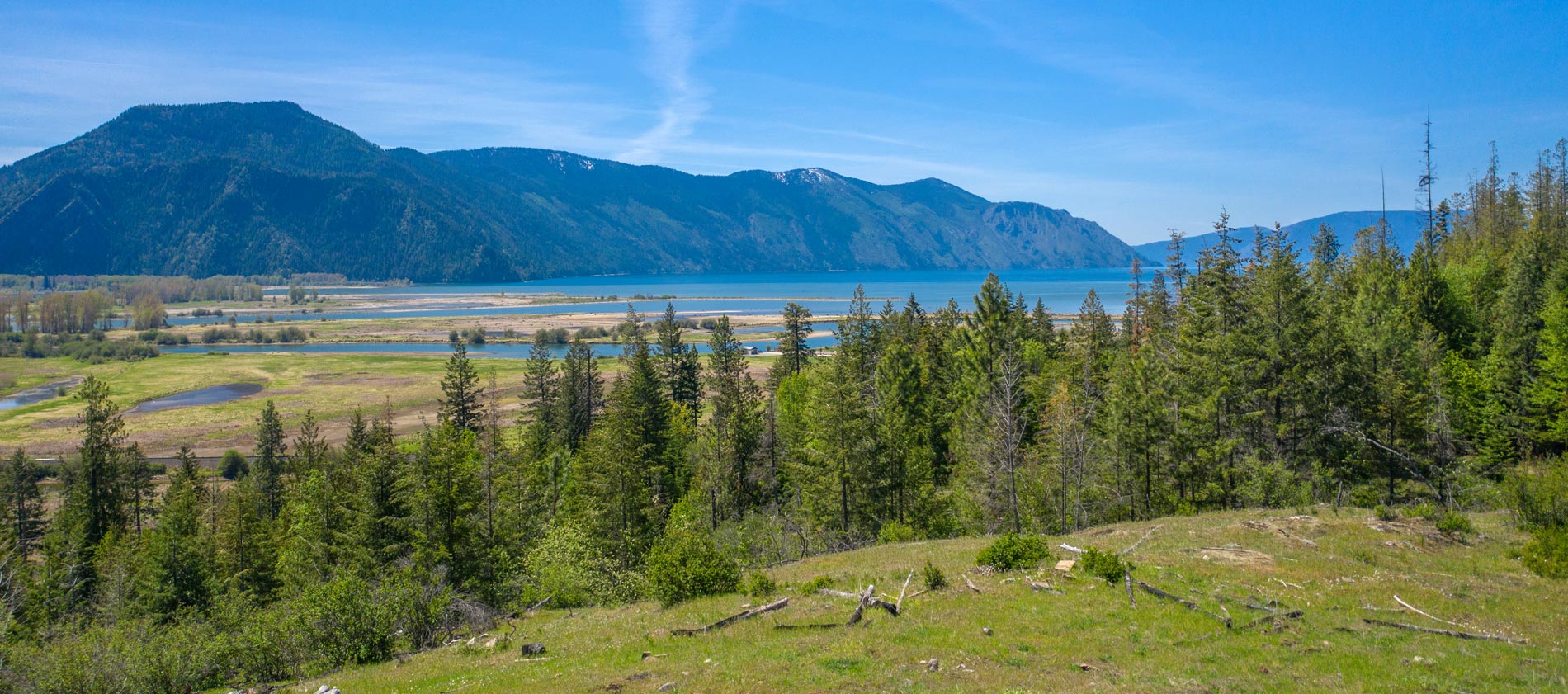 Clark Fork, Idaho Estate on 87 plus acres with Lake Pend Oreille Views