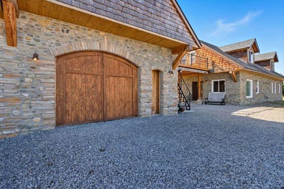 Garage front of Home