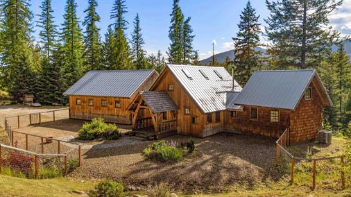 stunning timber-frame home with separate shop on 20.83 acres