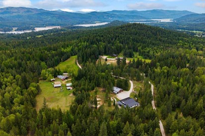 Aerial the Property to Water
