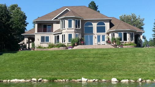 An extraordinary opportunity to own a combined 215 feet of water-frontage